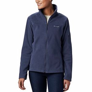 Columbia Women's Fast Trek II Full Zip Soft Fleece Jacket, Nocturnal, Small